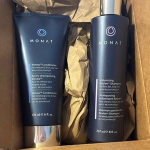 MONAT Renew Conditioner & Volumizing Revive Shampoo Duo — Black